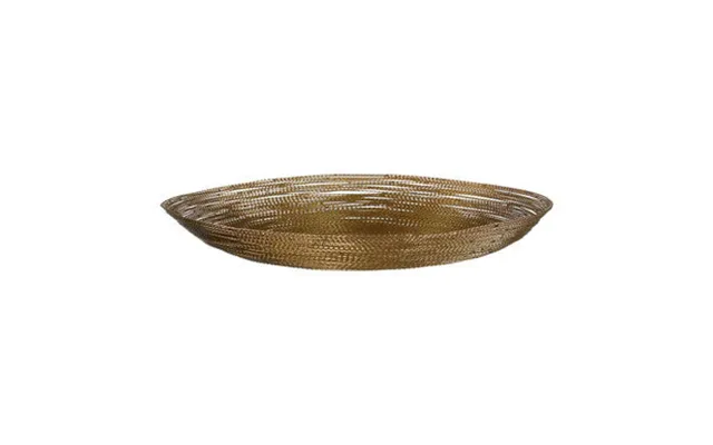 Brass Twisted Wire Decorative Plate Hege