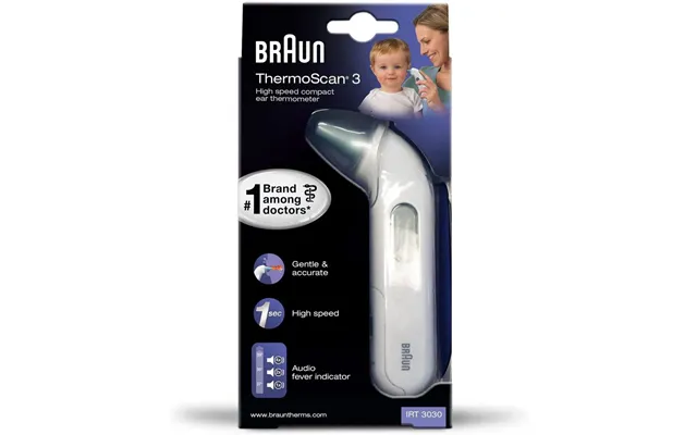 Braun Thermoscan 3 Infrared Ear Thermometer Accurate & Fast Measurement product image