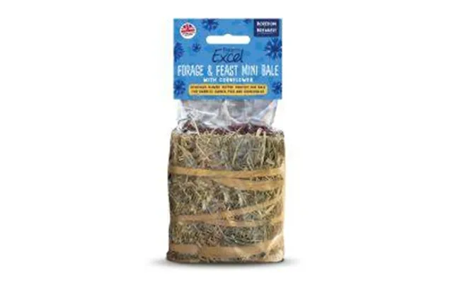 Burgess Excel Forage & Feast Hay Bale Cornflower - 100g
