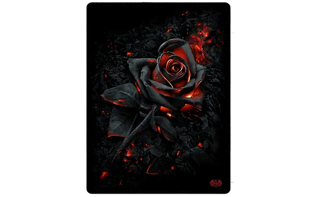 Burnt Rose - Fleece Blanket With Double Sided Print