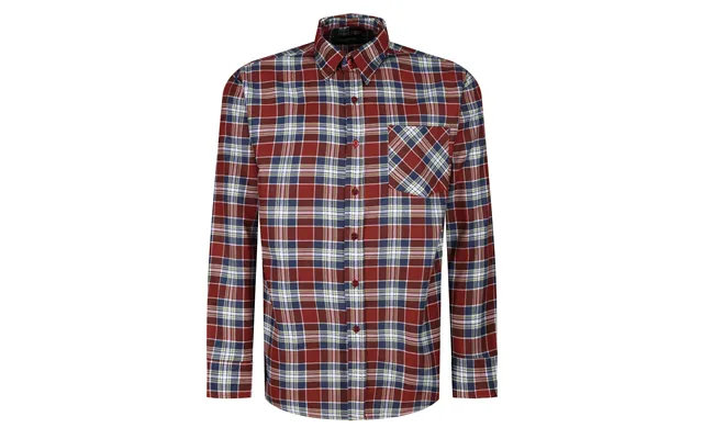Buttonfresh Brushed Cotton Check Shirt - L Red