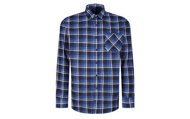 Buttonfresh Brushed Cotton Check Shirt - L Royal
