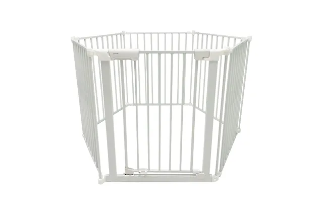 Callowesse Xl Extendable Hexagonal Playpen, Fireguard And Room Divider - White