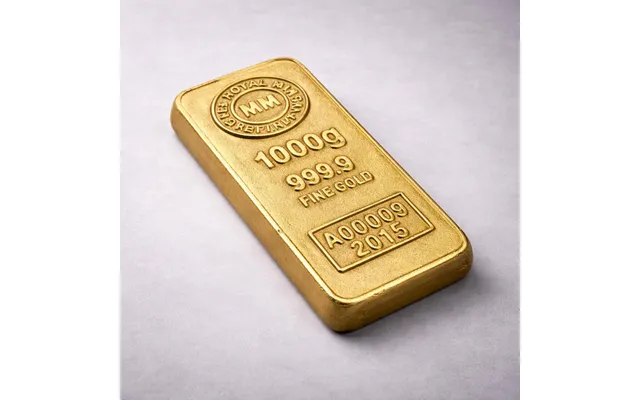 Cast Iron Gold Bullion Bar Paper Weight