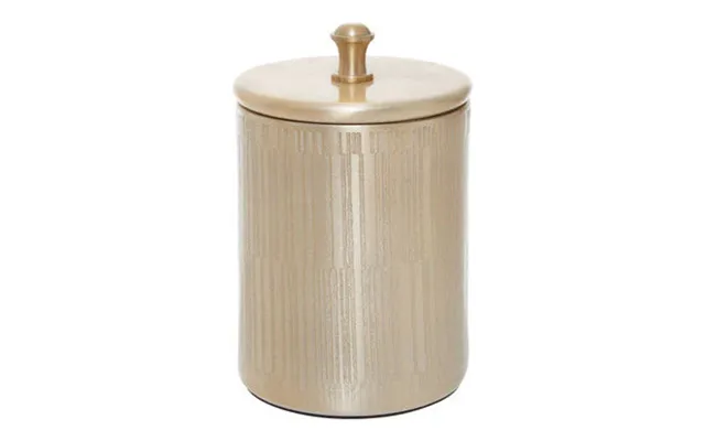 Champagne Finish Bathroom Jar Allegra