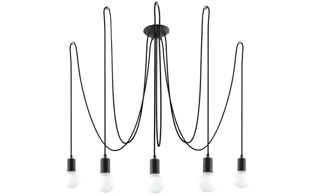 Chandelier Fabric - Steel Edison Loft Design E27 product image