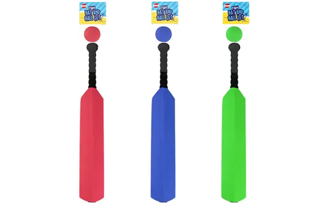 Children's Foam Cricket Bat & Ball Set In Assorted Colours For Ages 3