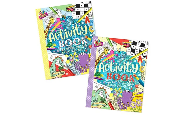 Children's Fun Activity Book In 2 Assorted Designs Single product image