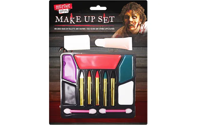 Children's Spooky Halloween Makeup Set With Fake Blood & Applicators