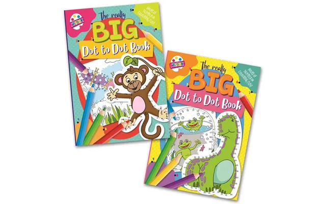 Children's Super Jumbo Dot To Dot Colouring Activity Book product image