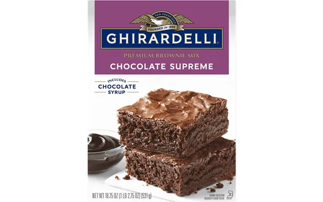 Chocolate Supreme Ghirardelli Brownie Mix 531g
