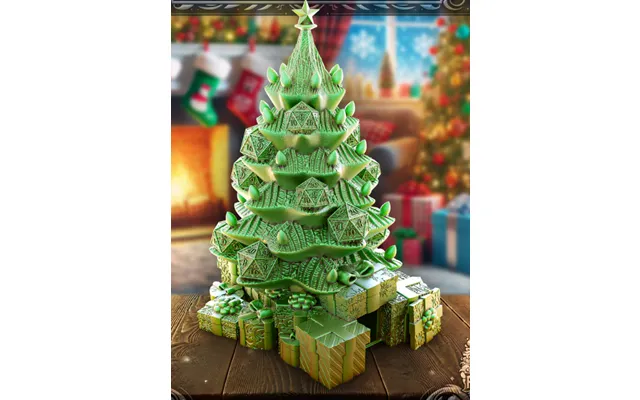 Christmas Tree Dice Tower - 25% Bigger To Fit Our Big Dice