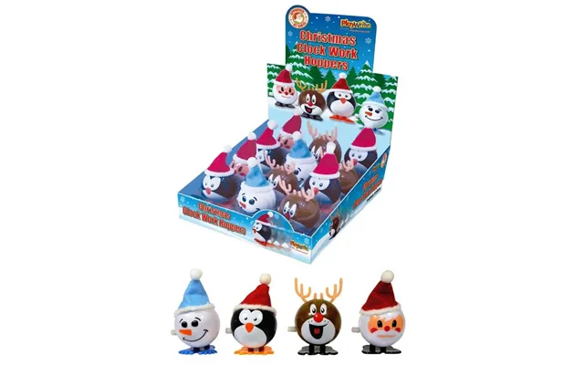 Christmas Wind Up Clockwork Hoppers Assortment