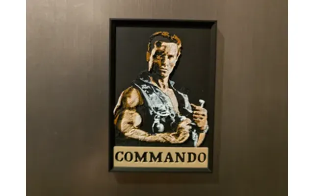 Commando Movie Fridge Magnet
