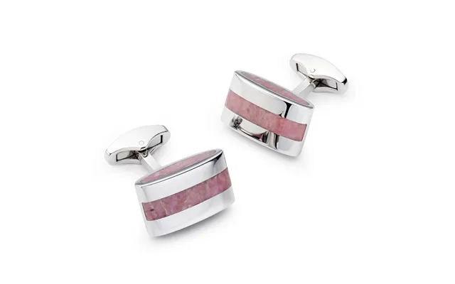 Contemporary Rhodochrosite Cufflinks