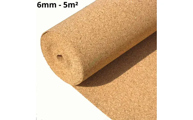 Cork Roll Underlay 6mm 5m2 53.81sqft