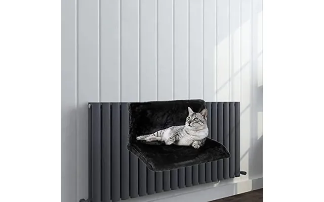 Cozy Cat Radiator Bed Black Strong Durable Frame Perfect For Cats & Kittens Luxurious Material