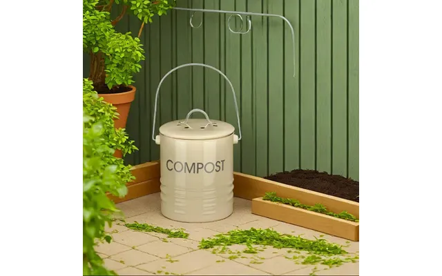 Cream Bin With Handle Compost
