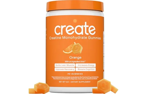 Create Creatine Monohydrate Gummies 1.5g Per Gummy - Vegan & Anti-melting product image