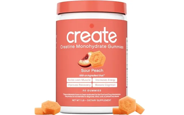 Create Creatine Monohydrate Gummies 1.5g Per Gummy - Vegan product image