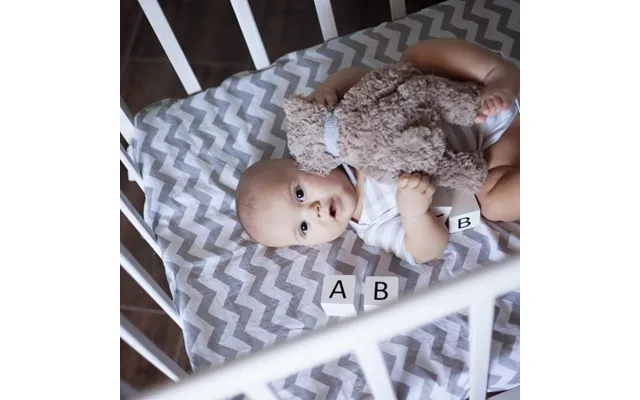 Crib Jersey Fitted Sheet 100% Cotton 40x90cm - Fits All Models