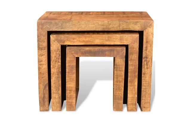 Dario Mango Wood Nesting Tables - 44cm product image