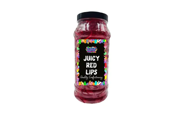 Delicious Red Cherry Gummy Lips Jar - Retro Sweets Gift