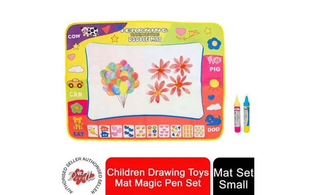 Doodle Children Creativity Drawing Mat, Small Large And 5 Pcs Accessories Set - Medium product image