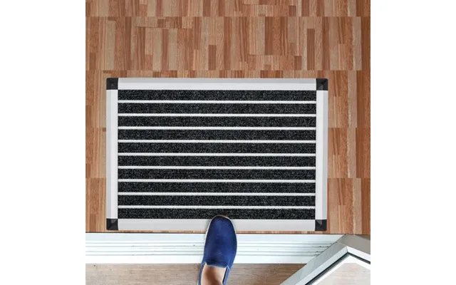 Doortex Alumat Indoor Entrance Mat, Grey - 40 X 60cm