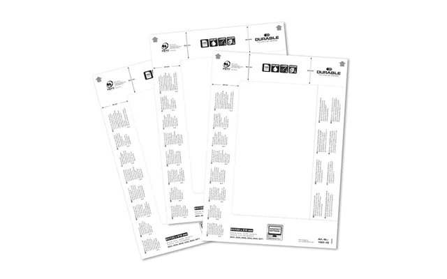 Durable Badgemaker Printable Table Place Name Inserts 20 Cards 61x210mm