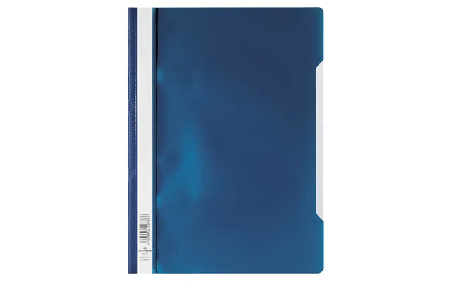 Durable Clear View Project Folder Document Report File 50 Pack A4 Dark Blue