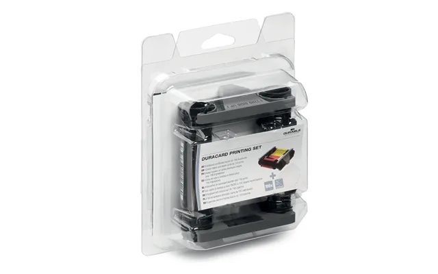 Durable Duracard Id 300 Badge Printing Kit Ymcko Colour Ribbon And 100 Cards