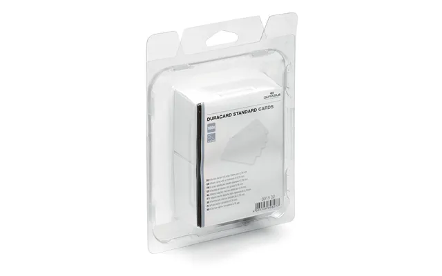 Durable Duracard Id 300 Premium Plastic Blank Cards 0.75mm 100 Pack 54x86mm
