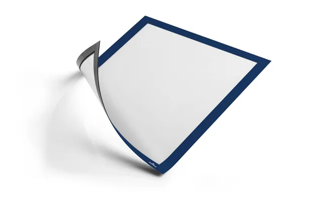 Durable Duraframe Magnetic Document Signage Frame For Metal 5 Pack A4 Blue