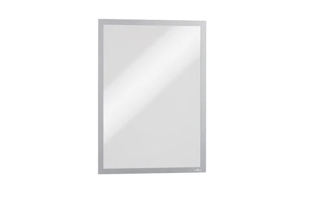 Durable Duraframe Magnetic Signage Frame For Metal 5 Pack A3 Silver