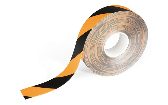 Durable Duraline Slip-resistant Floor Marking Tape 50mm X 30m Yellow Black