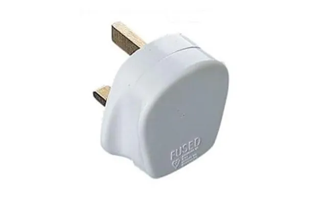 Eagle 13a Common Household 3 Pin13 Amp Uk Fused Plug - White E301ac