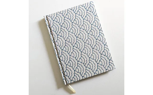 Eco Friendly Recycled Paper Notebook A5 Eco-friendly Journal Fair Trade - Beige & Blue