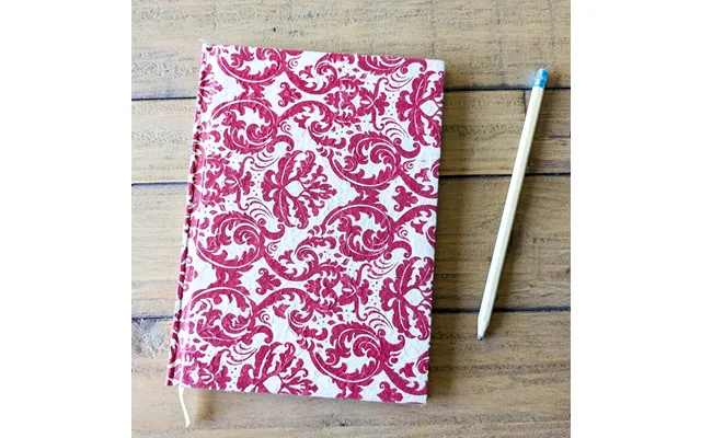 Eco Friendly Recycled Paper Notebook A5 Eco-friendly Journal Fair Trade - Red