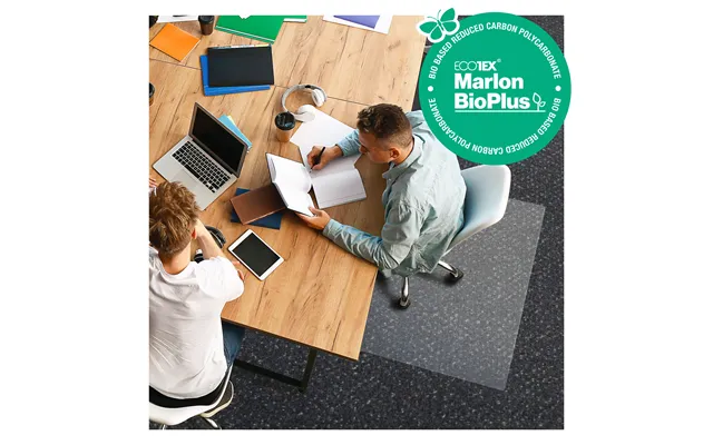Ecotex Marlon Bioplus Polycarbonate Chair Mat - 116 X 150cm For Hard Floors