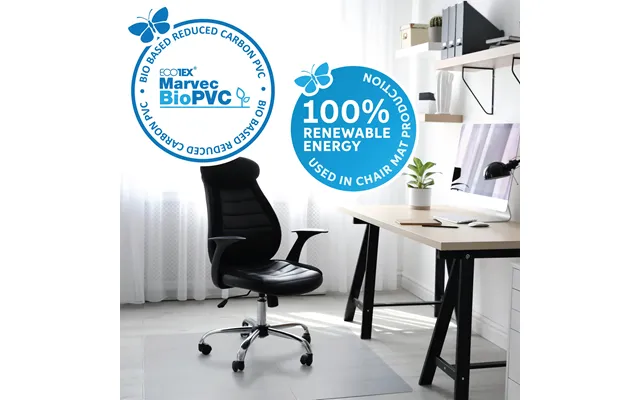 Ecotex Marvec Biopvc Chair Mat - 116 X150cm For Hard Floors