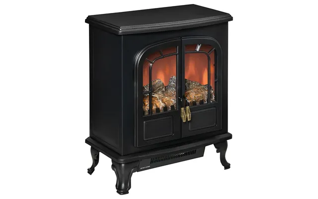 Electric Fireplace Led Fire Flame Effect - Double Door