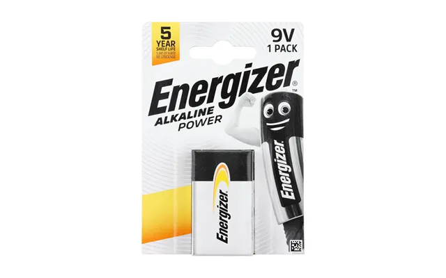 Energizer Alkaline Power 9v Battery 1 Pack