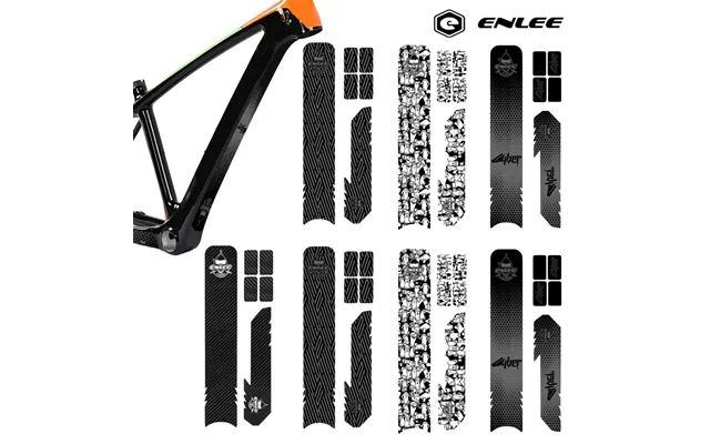 Enlee Bike Frame Protector Mtb Road Bike Chain Protective Sticker Anti-scratch Sticker Frame Guard Protection Cycling Ac product image