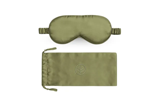 Essential Silk Sleep Eye Mask In Sage Eucalyptus Silk