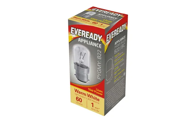 Eveready S1053 Pygmy Bulb B22 Bc 60lm 15w Warm White Pack Of 10