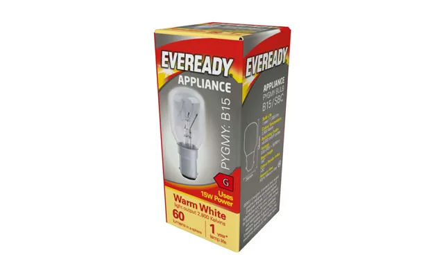 Eveready S1055 Pygmy Bulb B15 Sbc 60lm 15w Warm White Pack Of 10
