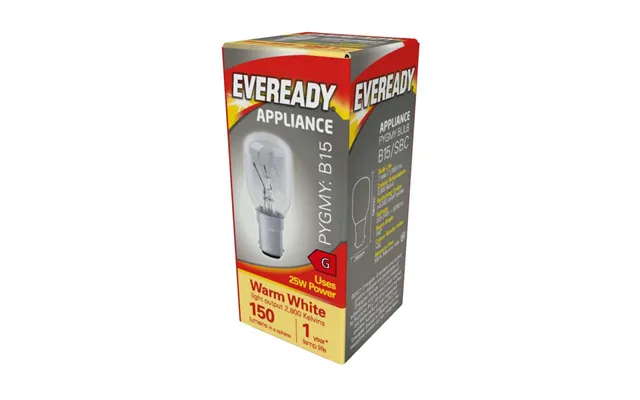 Eveready S1061 Pygmy Bulb B15 Sbc 150lm 25w Warm White Pack Of 10