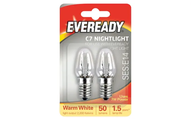Eveready S1067 Night Bulb E14 Ses 50lm 7w Warm White
