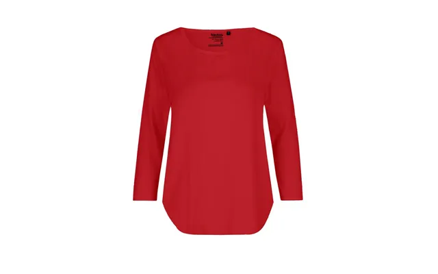 Fairtrade Organic Loose 3 4 Sleeve T-shirt - M Red